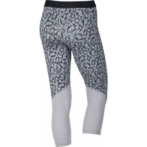 Nike Pro  Dri Fit Training Capris Cool Facet Leggings Wolf Grey Black Size XS - Picture 14 of 14